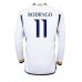 Tanie Strój piłkarski Real Madrid Rodrygo Goes #11 Koszulka Podstawowej 2023-24 Długie Rękawy